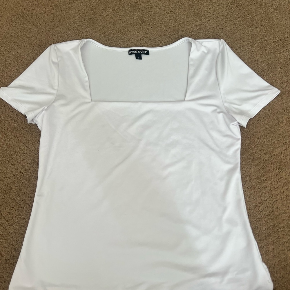 Forever 21 White Short Sleeve Tee